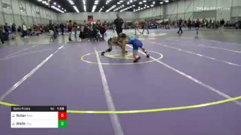 132 lbs Semifinal - Jace Roller, Raw vs Justin Wells, Valley Rtc