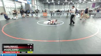 63 lbs Cons. Semi - Anthony Sunnell, All-Phase Wrestling Club vs Darien Prescott, Ascend Wrestling Academy