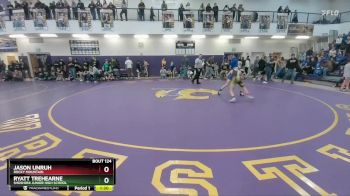 98 lbs Quarterfinal - Ryatt Trehearne, Shoshoni Junior High School vs Jason Unruh, Rocky Mountain