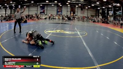 80 lbs Rd# 9- 2:15pm Saturday Final Pool - Rocco Palillian, POWA vs Eli Gentry, Minion Black