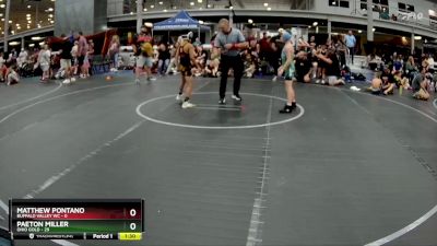 68 lbs Round 5 (8 Team) - Matthew Pontano, Buffalo Valley WC vs Paeton Miller, Ohio Gold