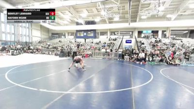 102 lbs Semis (4 Team) - Hayden Nozie, Mat Demons vs Bentley Lenhard, South Central Utah