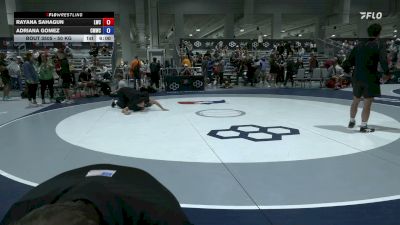 50 kg Champ. Rd Of 64 - Rayana Sahagun, Laker Wrestling Club vs Adriana Gomez, Colorado Mesa Wrestling Club