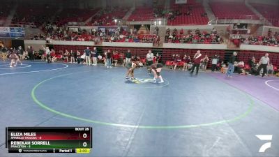 185 lbs 5th And 7th - Eliza Miles, Amarillo Tascosa vs Rebekah Sorrell, Princeton