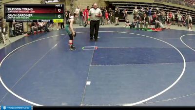 120 lbs Cons. Round 3 - Gavin Gardiner, Canyon View Falcons vs Trayson Young, Longhorn Wrestling Club