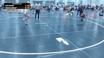 105 lbs Semifinal - Regan Gamble**, Precision Wrestling vs Cato Rickel, Team Aggression