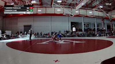 125 lbs Cons. Round 2 - Andrew Punzalan, Wabash vs Cameron A Lee, Millikin