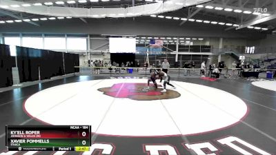 184 lbs Cons. Round 5 - Ky`ell Roper, Johnson & Wales (RI) vs Xavier Pommells, Ithaca