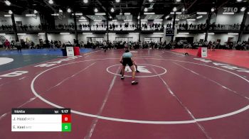 118A lbs Semifinal - Jared Hood, Metrowest United vs Ezekiel Keel, Integrity