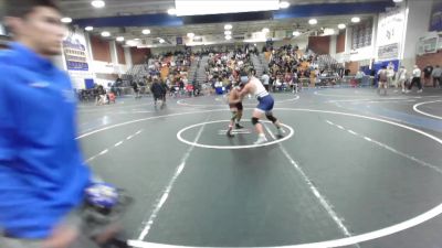 215 lbs Cons. Round 4 - Jayden Ordonez, Corona High School vs Travin Shahbaz, Granite Hills (El Cajon)