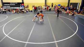 130 lbs Champ. Round 1 - Catalina Pacheco, IL vs Ellie Wood, WI