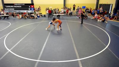 130 lbs Champ. Round 1 - Catalina Pacheco, IL vs Ellie Wood, WI