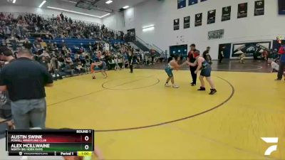 160-160+ Round 1 - Alex Mcillwaine, North Big Horn Rams vs Austin Swink, Powell Wrestling Club