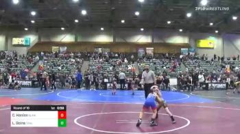 49 lbs Round Of 16 - Clace Hanlon, Slam WC vs Lucas Goins, Tracy Wrestling Club