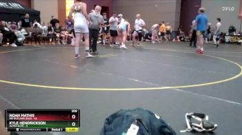 200 lbs Round 2 (4 Team) - Kyle Hendrickson, Alpha Elite vs Noah Mathis, MO Outlaws Gold