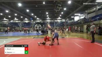 114 lbs Consi Of 8 #1 - CJ Bauer, Unaffiliated vs Broderick Deaver, Knoxville Panthers