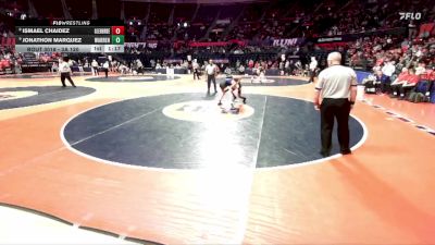 3A 120 lbs Champ. Round 1 - Jonathon Marquez, Gurnee (Warren) vs Ismael Chaidez, Lombard (Glenbard East)