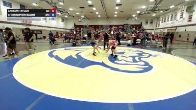 106 lbs Semifinal - Carson Taylor, Elite NJ vs Christopher Baldo, Apex