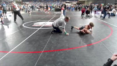 62 lbs Cons. Round 4 - Zechariah Martinez, Victory Wrestling-Central WA vs Kohen Robbins, Shelton Wrestling Club