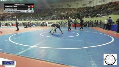 88 lbs Consi Of 16 #2 - Drayton Jones, Lincoln Christian vs Daeton Brown, Shelton Wrestling Academy