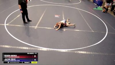 77 lbs Round 1 - Ryker Dierks, Wrestling Brotherhood vs Jacob Mead, Pinnacle Wrestling Club