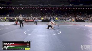 D1-157 lbs 7th Place Match - Sean McNally, U Of D Jesuit HS vs Austen Murphy, Lapeer HS