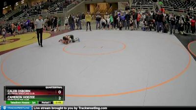 77 lbs Quarterfinal - Cameron Hoezee, Salem Elite Mat Club vs Caleb Osborn, All-Phase Wrestling Club