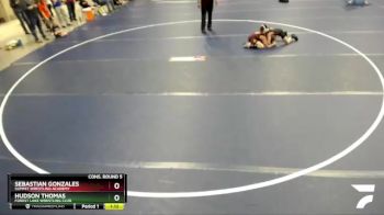 71 lbs Cons. Round 5 - Sebastian Gonzales, Summit Wrestling Academy vs Hudson Thomas, Forest Lake Wrestling Club