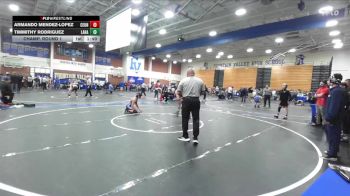 144 lbs Champ. Round 1 - Timmithy Rodriguez, La Habra vs Armando Mendez-Lopez, Central Union