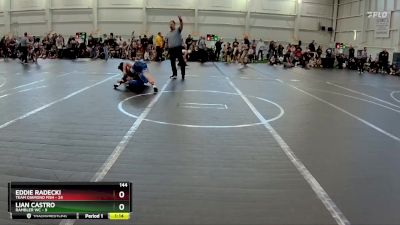 144 lbs Round 1 (6 Team) - Eddie Radecki, Team Diamond Fish vs Lian Castro, Rambler WC