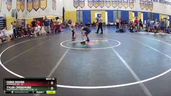 113 lbs Round 6 (8 Team) - Tyler Creekmore, Team Osceola Wrestling Club vs Chris Moore, Altamonte WC