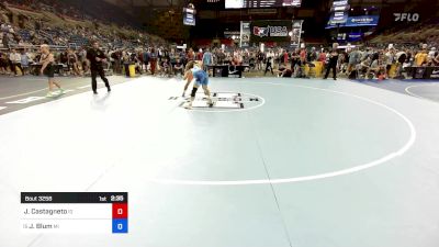 132 lbs Cons 16 #2 - Jake Castagneto, ID vs Jackson Blum, MI