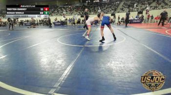 88 lbs Consolation - Treyten Embrey, Tech Fall Elite vs Ronan Winkle, Raw Wrestling Club