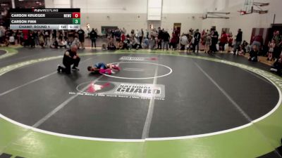 53 lbs Champ. Round 1 - Carson Krueger, MN Elite Wrestling Club vs Carson Finn