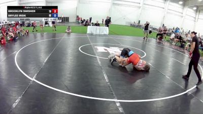 100 lbs Brooklyn Swisher, Tennessee vs BryLee Irsik, Nebraska