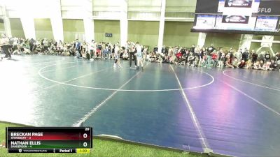 90 lbs Round 2 (4 Team) - Nathan Ellis, Sanderson vs Breckan Page, Stansbury