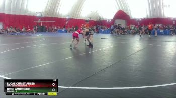 126 lbs Round 3 (6 Team) - Broc Ambrosius, Pulaski vs Lucas Christiansen, Iowa Grant/Highland