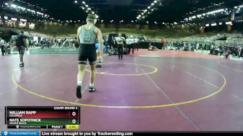 195 lbs Champ. Round 2 - William Rapp, Columbus vs Nate Sopotnick, Jensen Beach