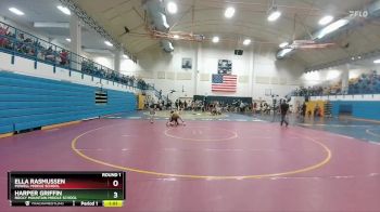 97-103 lbs Round 1 - Ella Rasmussen, Powell Middle School vs Harper Griffin, Rocky Mountain Middle School