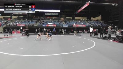 131 lbs Champ. Round 1 - 5 Jumoke Adekoye, Dickinson State vs Nicole Redmond, Avila