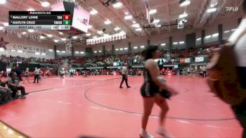 152 lbs Quarterfinal - Mallory Lowe, Euless Trinity vs Kaitlyn Cruz, Keller Timber Creek