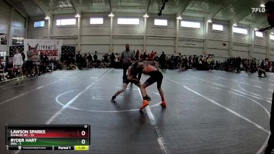 92 lbs Round 3 (10 Team) - Ryder Hart, DWA vs Lawson Sparks, Rambler WC