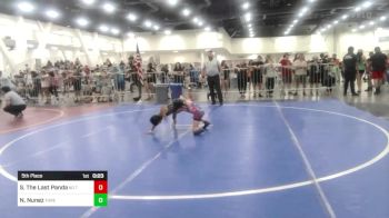 55 lbs 5th Place - Sariah The Last Panda, No Team vs Noah Nunez, Threshold WC