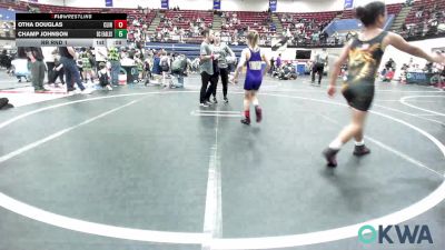 62 lbs Rr Rnd 1 - Laken Peterpaul, Chickasha Youth Wrestling vs Eleanor Boyd, Standfast