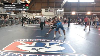170 lbs Consi Of 8 #1 - Trent Myszka, Club-superior Wrestling Academy vs Xavier Vasquez, Kd Trained