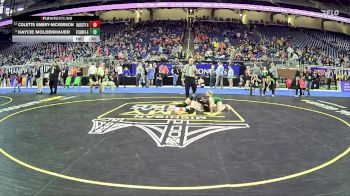 Girls-140 lbs Cons. Round 2 - Colette Emery-Nickerson, Lake City Area Hs Girls vs Kaycie Moldenhauer, Atlanta Hs Girls