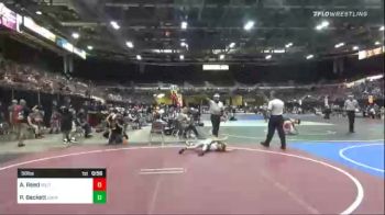 58 lbs Semifinal - Abel Reed, Southern Idaho Training Center vs Paxton Beckett, Nwwc