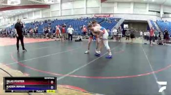 145 lbs Semifinal - Silas Foster, IN vs Kaden Inman, IL