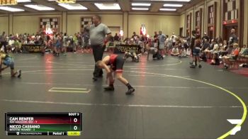 85 lbs Round 1 (6 Team) - Nicco Cassano, Bitettio Trained vs Cam Renfer, Mat Assassins Red