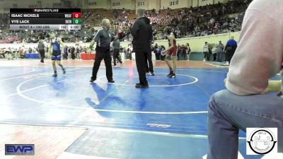 100 lbs Round Of 64 - Isaac Nickels, Weatherford vs Vye Lack, Deer Creek Wrestling